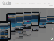 Tablet Screenshot of ekinyazilim.com